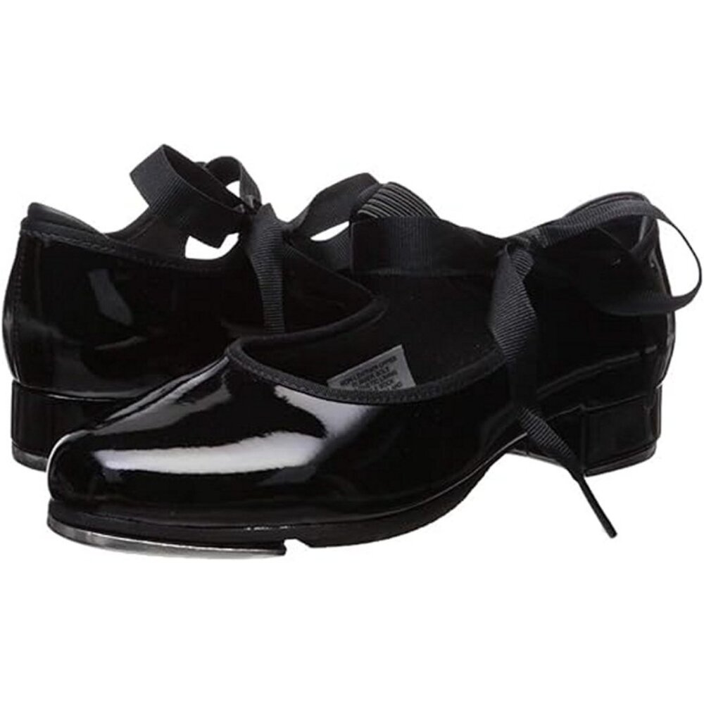 BLOCH Tap Shoe Sz 7.5 Faux Patent Leather, Dance Annie Tyette - Picture 3 of 7